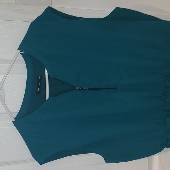 Teal XXL Sleeveless Tank/Shirt Dress - Picture 2 of 5